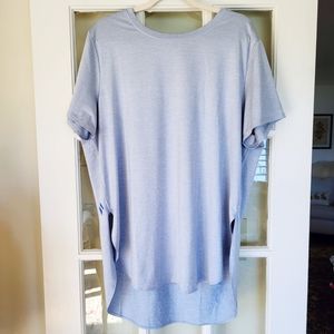 Skechers Short Sleeve Blue Activewear Casual Shirt